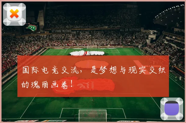 国际电竞交流，是梦想与现实交织的瑰丽画卷！