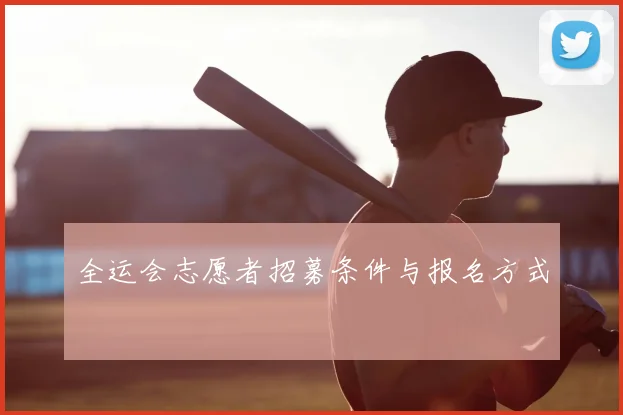 全运会志愿者招募条件与报名方式